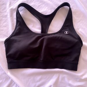 Champion L black sports bra